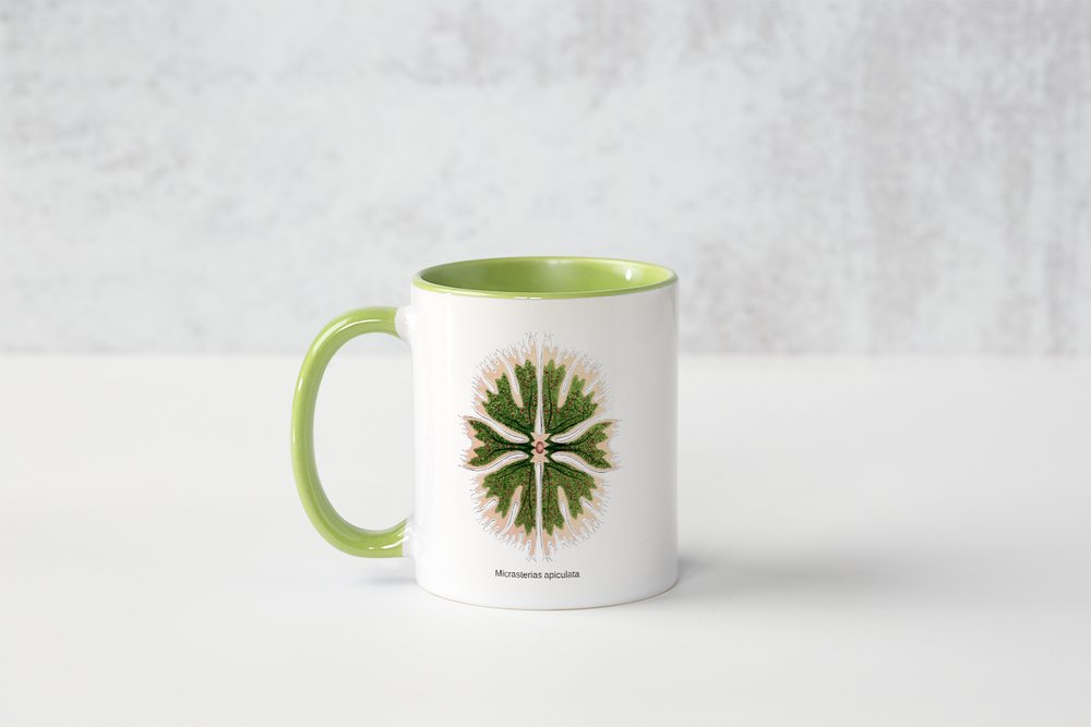 Tasse „Kunstwerke der Mikroskopie“
