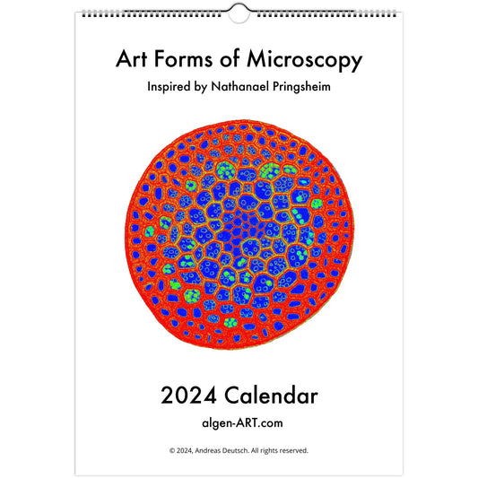 Wall Calendar "Art Forms of Microscopy"